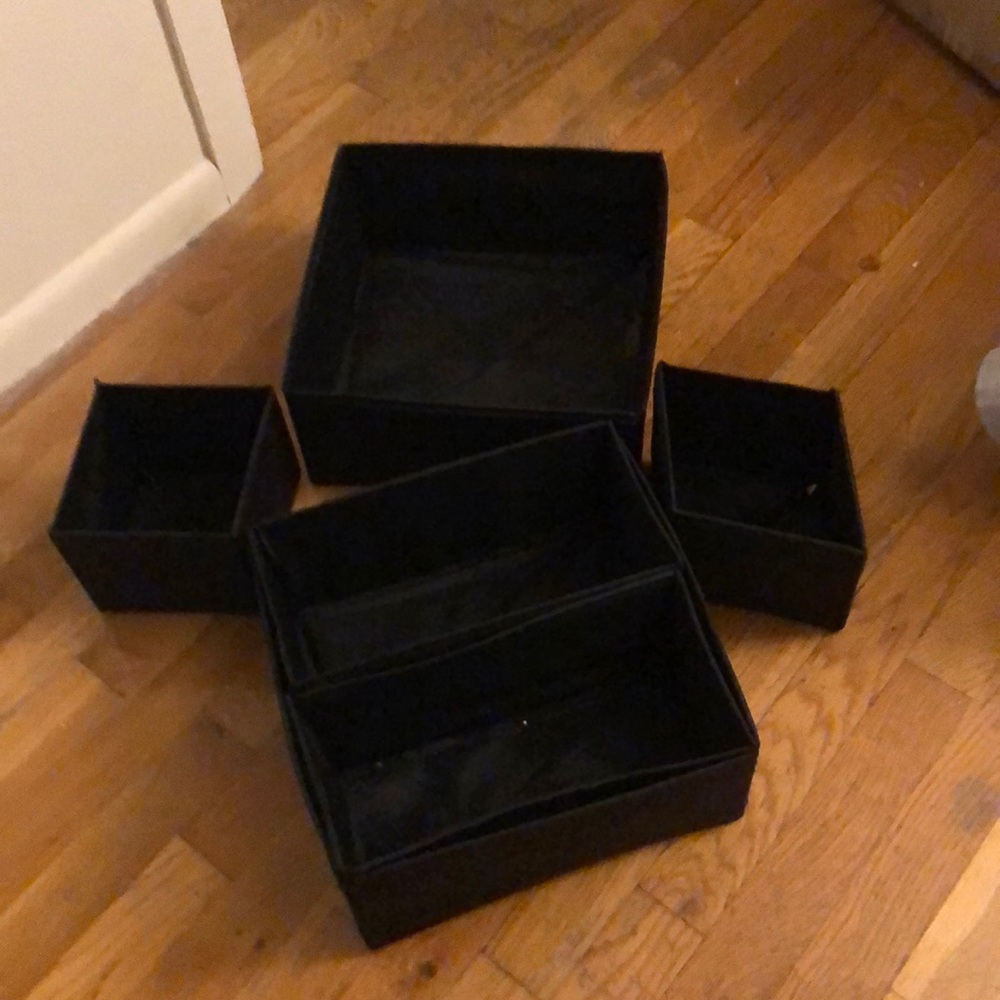 Organizational boxes.